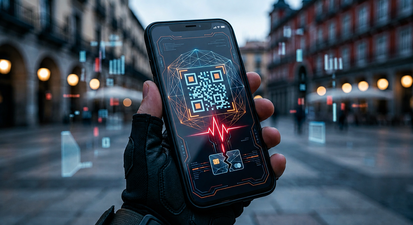 Estafa con código QR